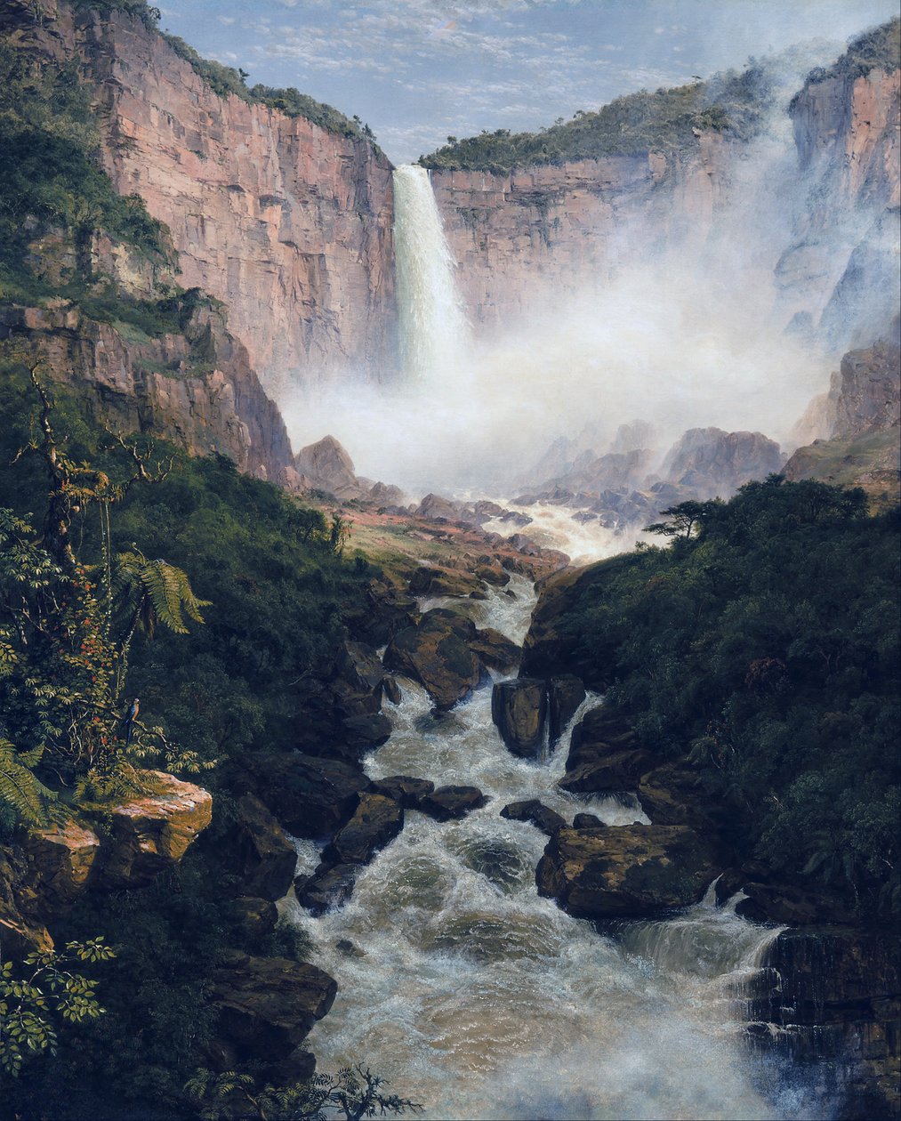 Frederic Edwin Church - La Caída del Tequendama cerca de Bogotá, Nueva Granada de Frederic Edwin Church
