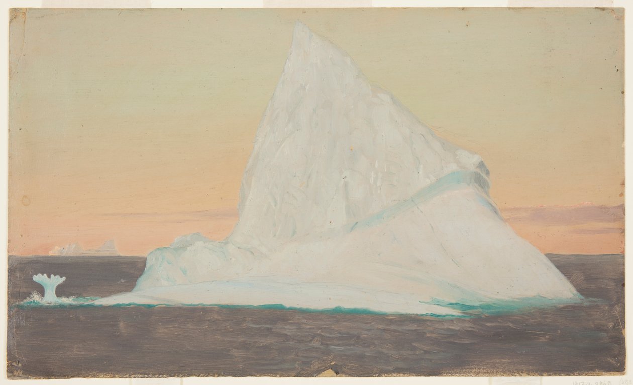Iceberg y flor de hielo de Frederic Edwin Church