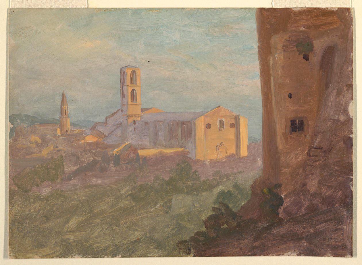 Ciudad italiana o suiza de Frederic Edwin Church