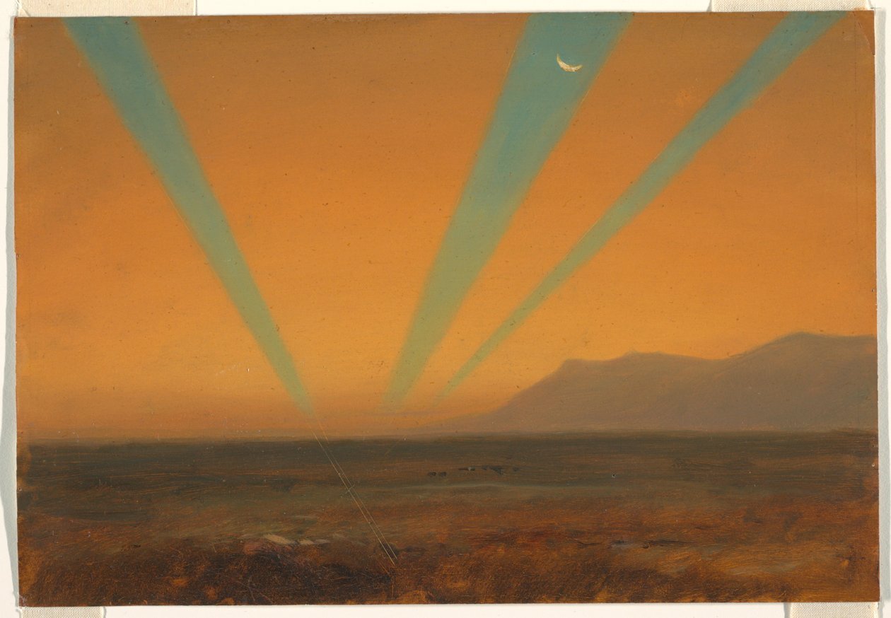 Paisaje con puesta de sol de Frederic Edwin Church