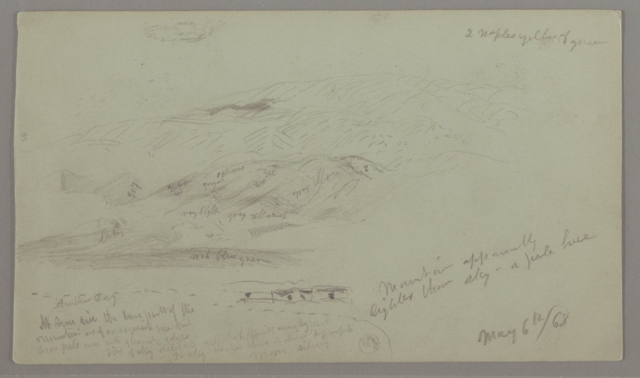 Paisajes cerca de Baalbek, Líbano de Frederic Edwin Church