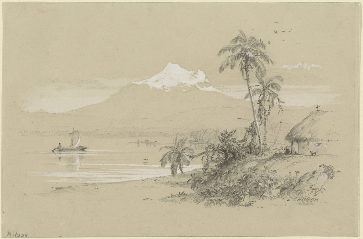 Río Magdalena, Nueva Granada, Ecuador de Frederic Edwin Church