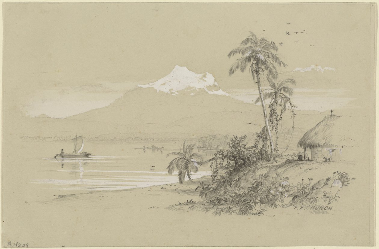Río Magdalena, Nueva Granada, Ecuador de Frederic Edwin Church