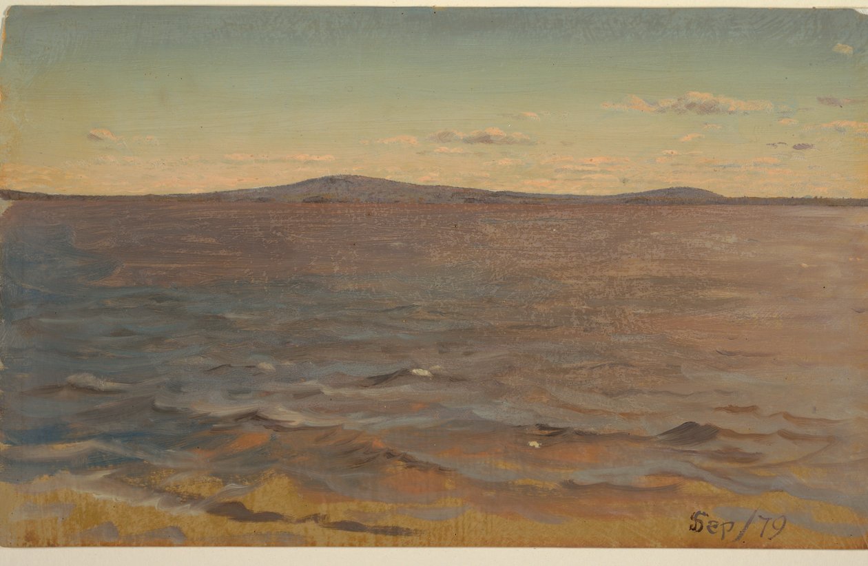 Costa de Maine, oleaje de Frederic Edwin Church