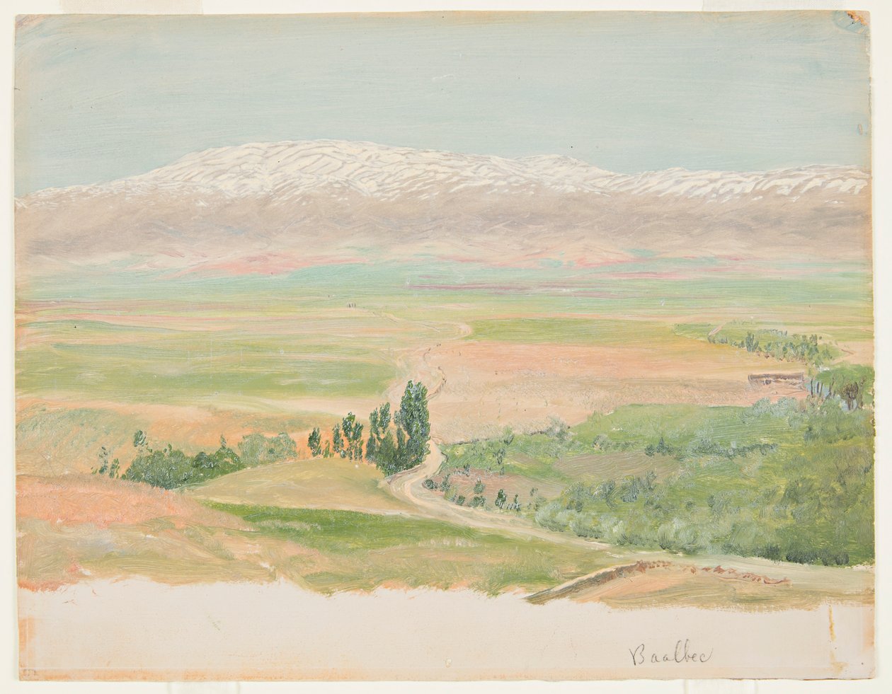 Montañas cerca de Baalbec de Frederic Edwin Church