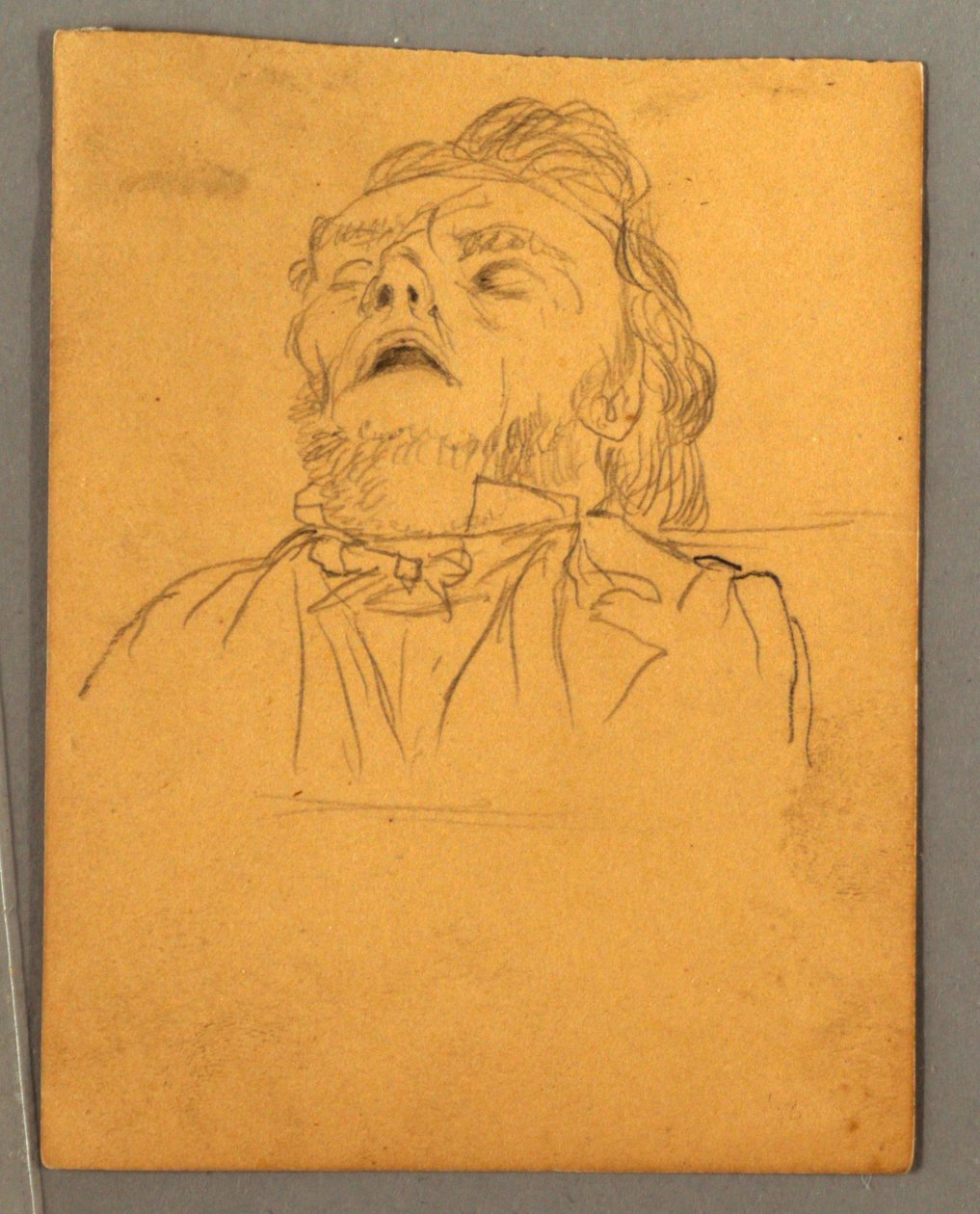 Retrato de hombre durmiendo de Frederic Edwin Church