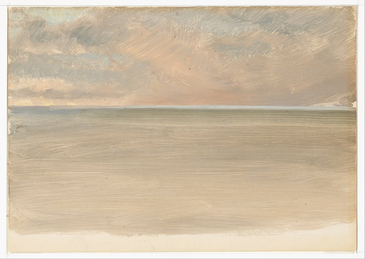 Paisaje marino con casquete polar a lo lejos de Frederic Edwin Church