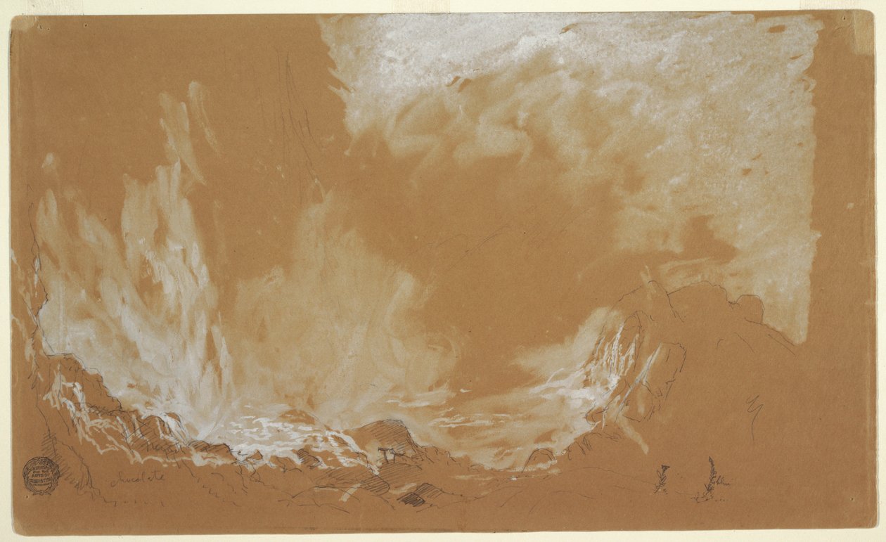 Rocío de las cataratas, Niágara de Frederic Edwin Church