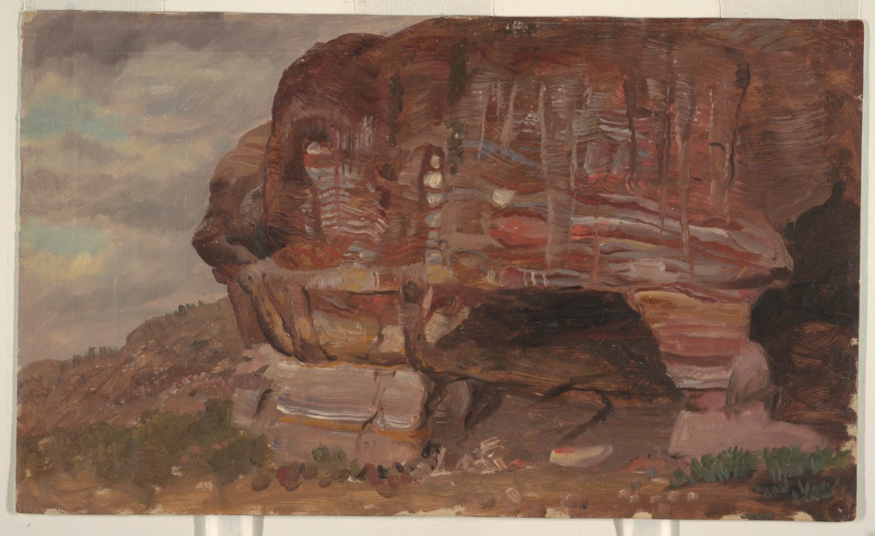 Estudio de una roca zoomorfa, Petra de Frederic Edwin Church