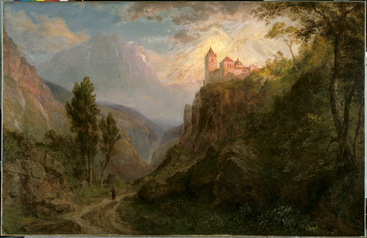 El monasterio de San Pedro Nuestra Señora de las Nieves de Frederic Edwin Church