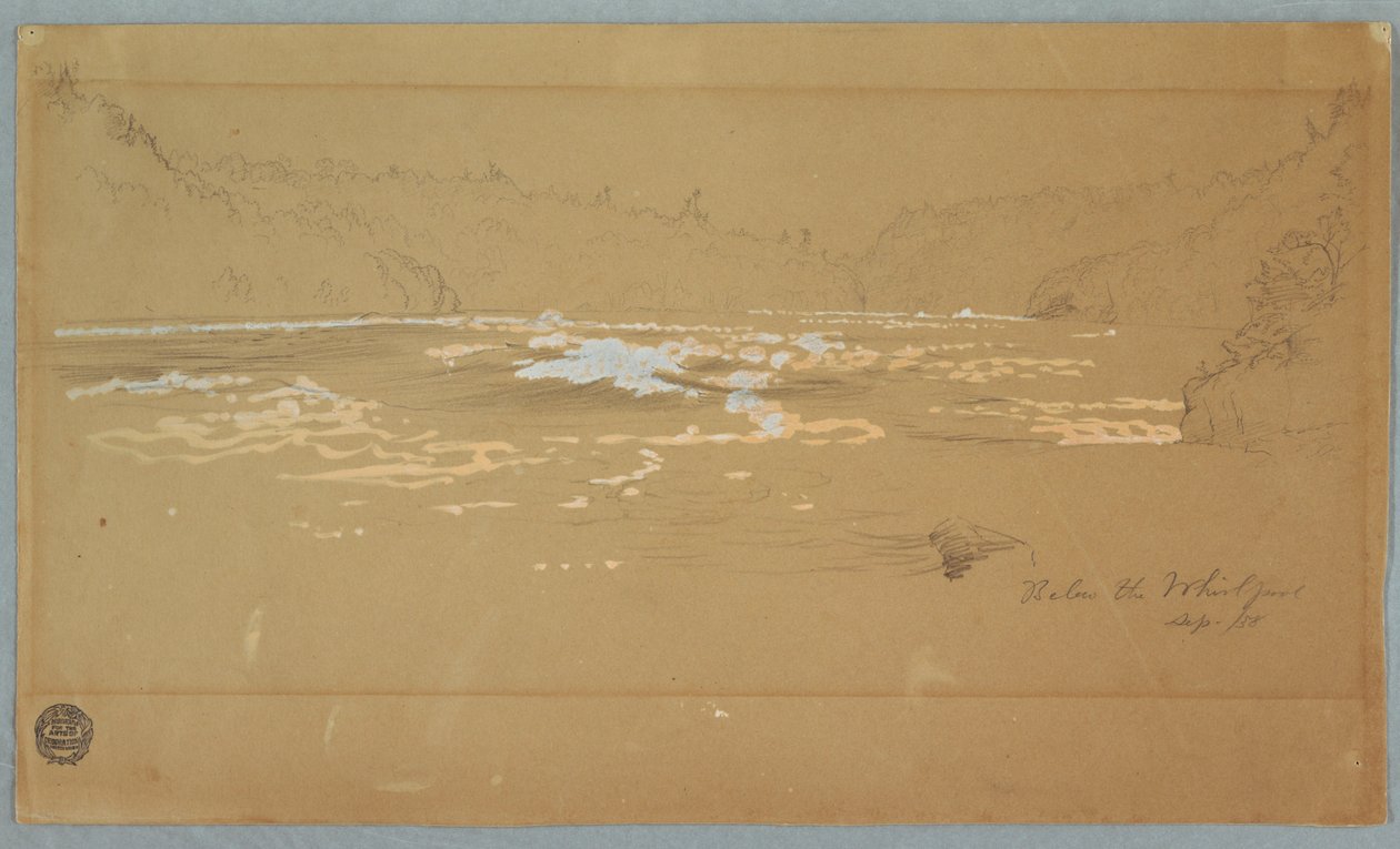 El río "Debajo del Remolino" de Frederic Edwin Church