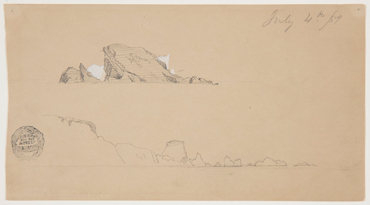 Dos icebergs de Frederic Edwin Church