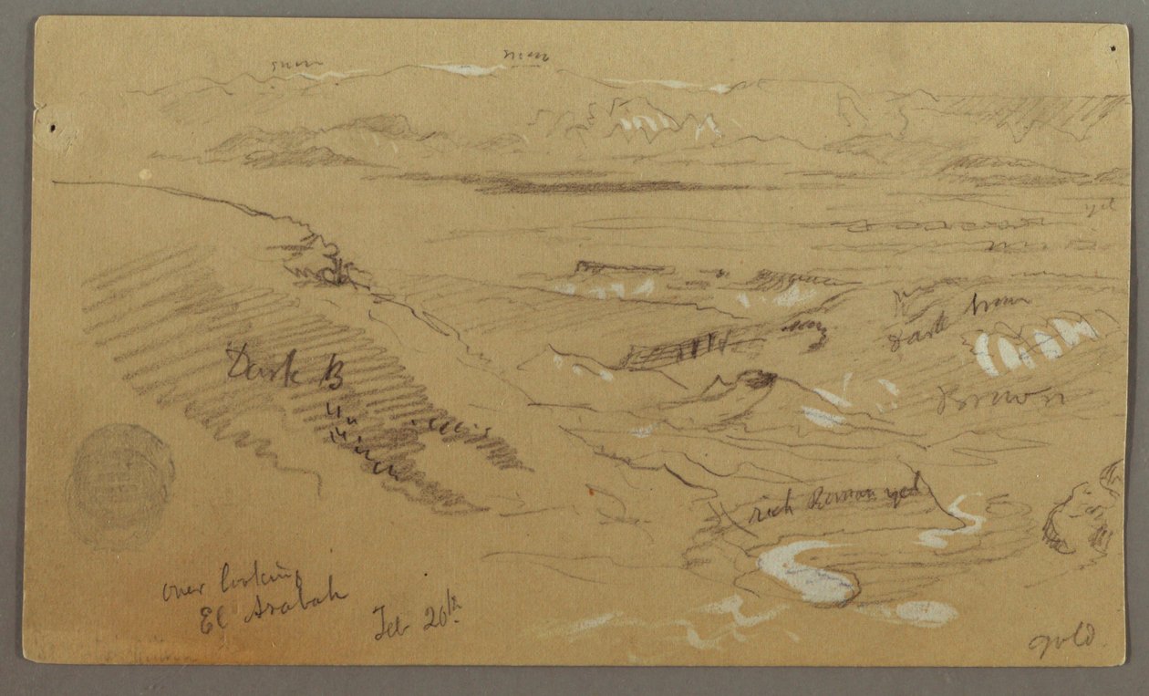 Vista a través de Wady el-Arabah de Frederic Edwin Church