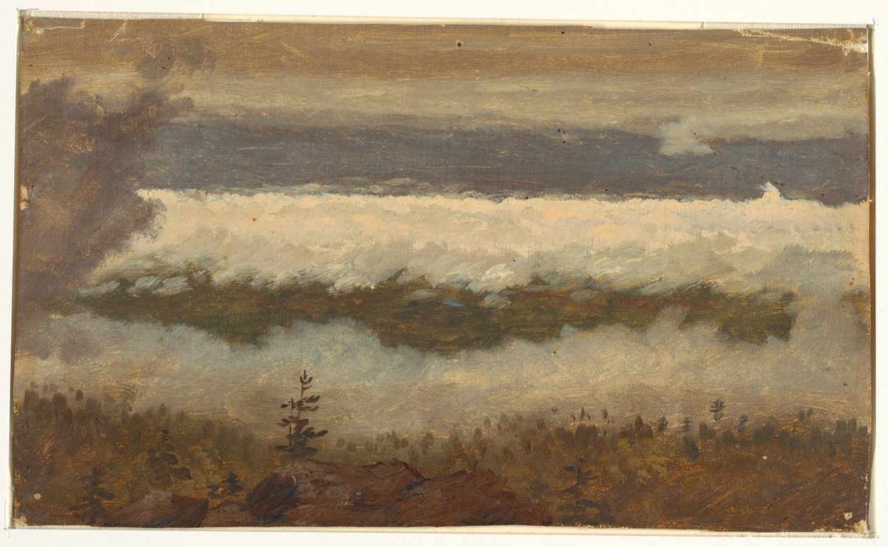 Vista de las nubes desde la cima de la montaña Catskill de Frederic Edwin Church