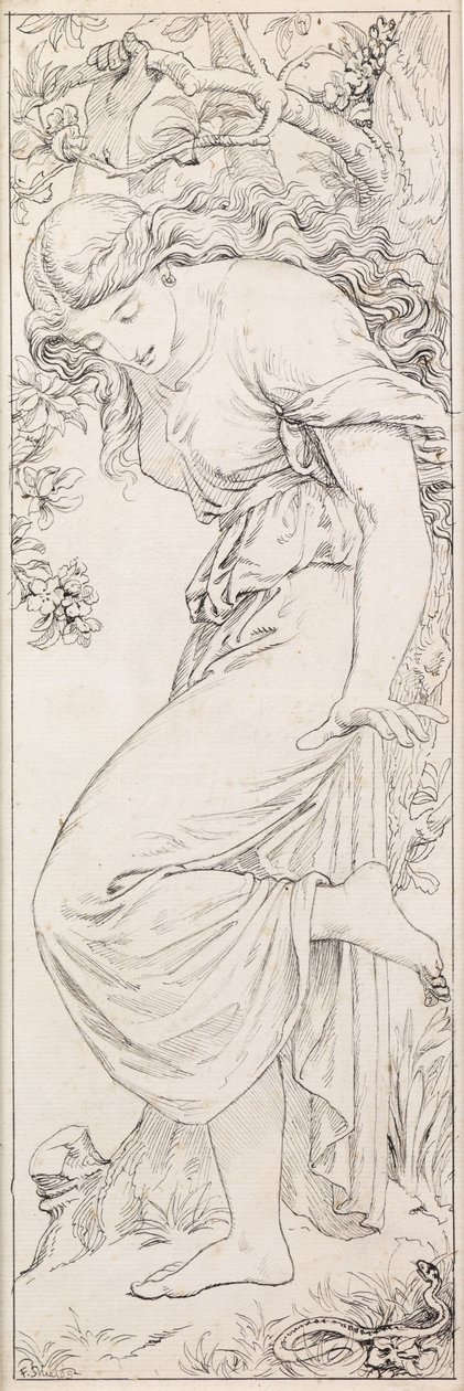La lengua venenosa engañosa para la Capilla de la Ascensión de Frederic James Shields