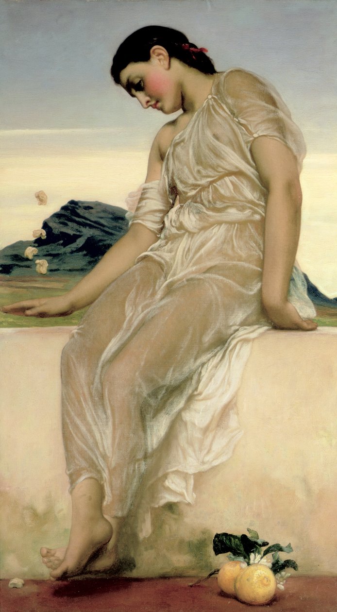 Huesos de nudillos, 1867 de Frederic Leighton