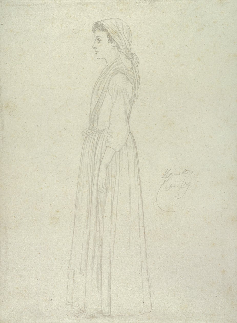 Marietta, Capri, 1859 de Frederic Leighton