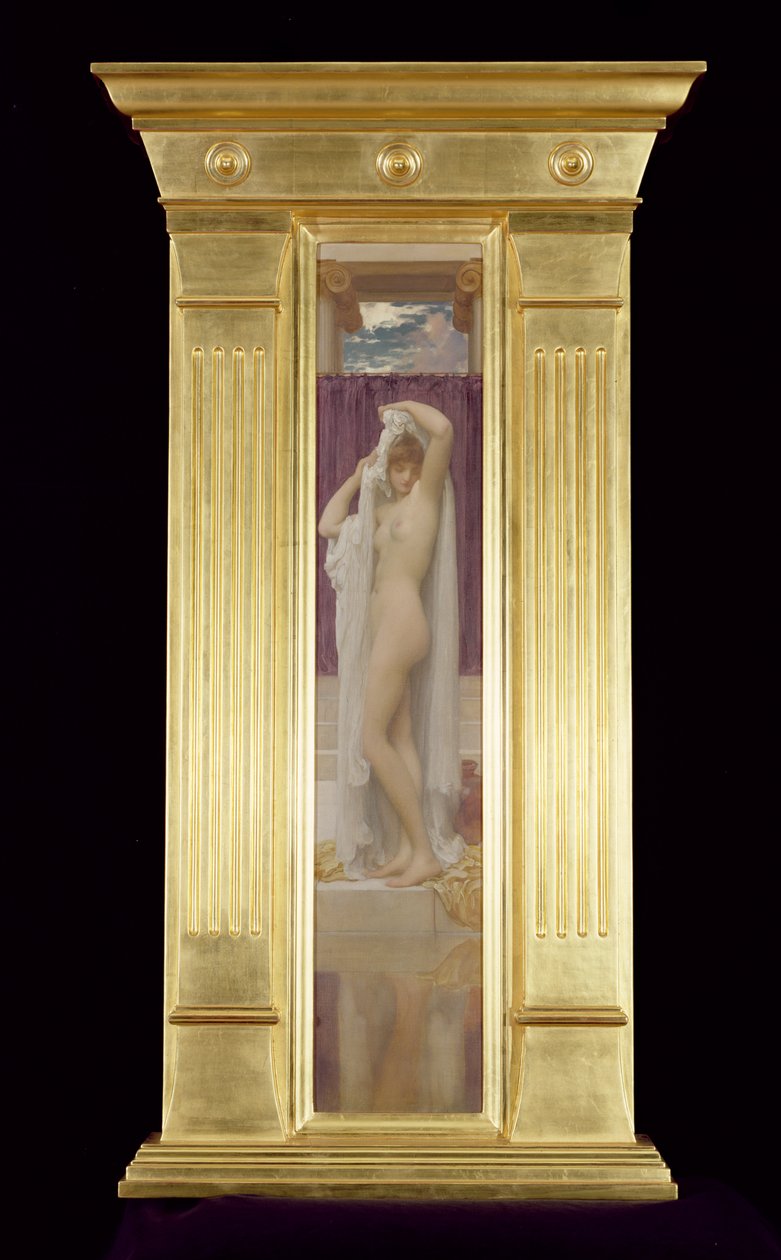 El baño de Psique de Frederic Leighton
