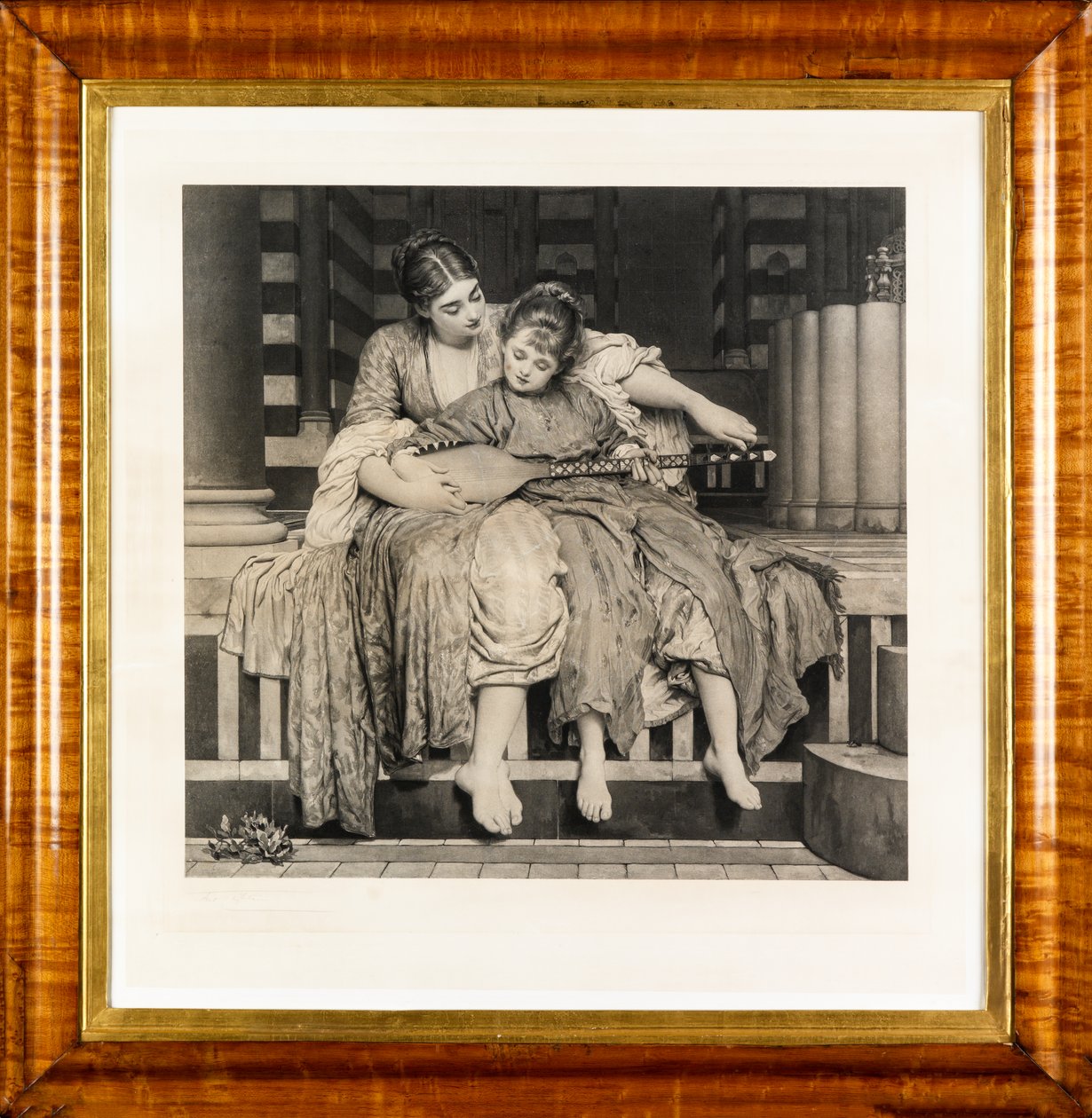 La lección de música de Frederic Leighton