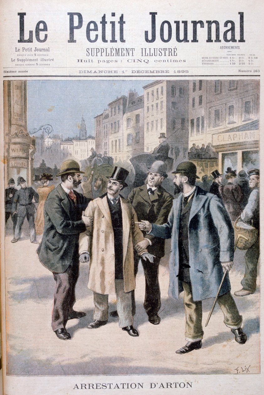 El arresto de Arton, 1895 de Frederic Lix
