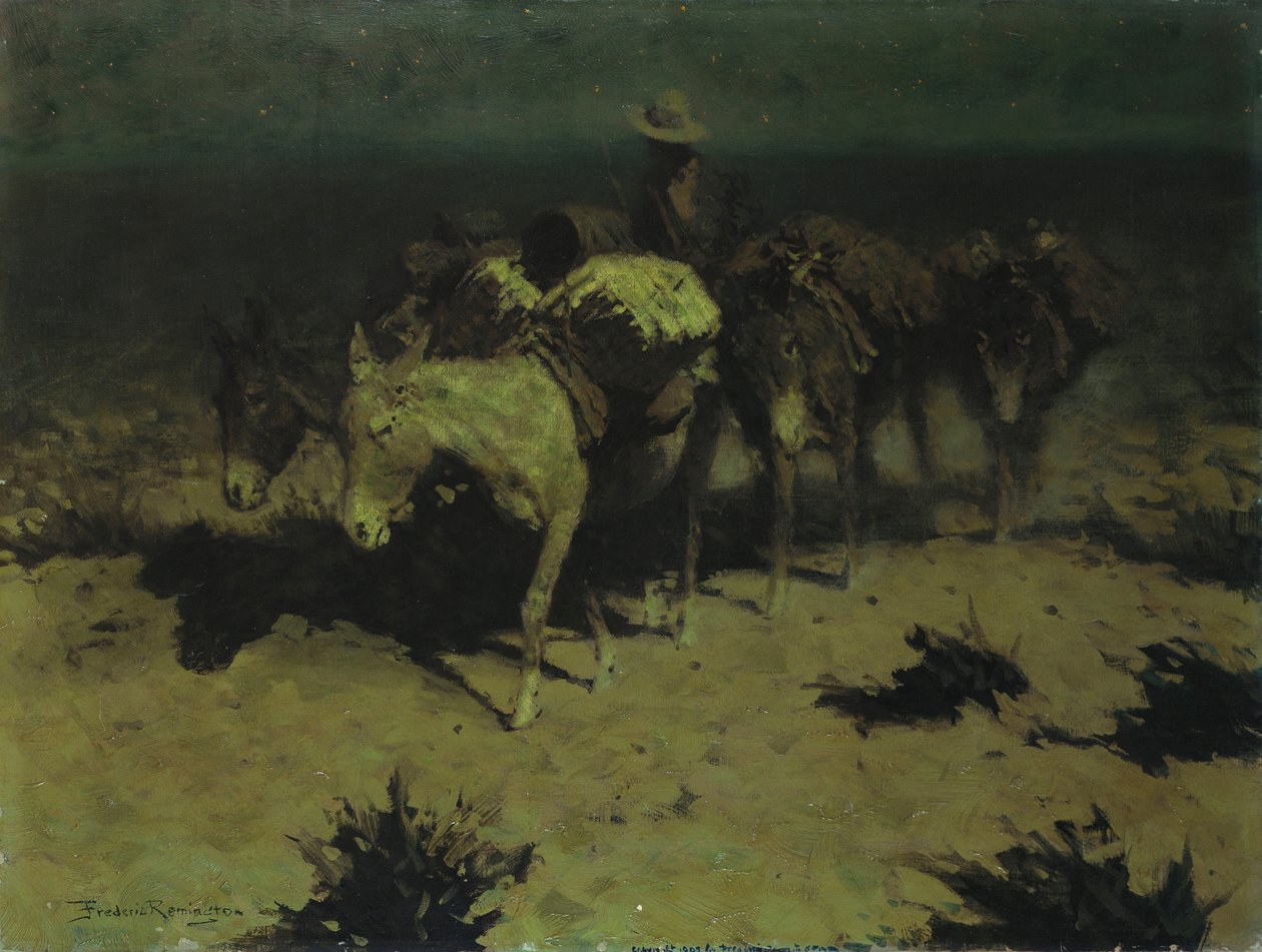 Un Tren de Carga de Frederic Remington