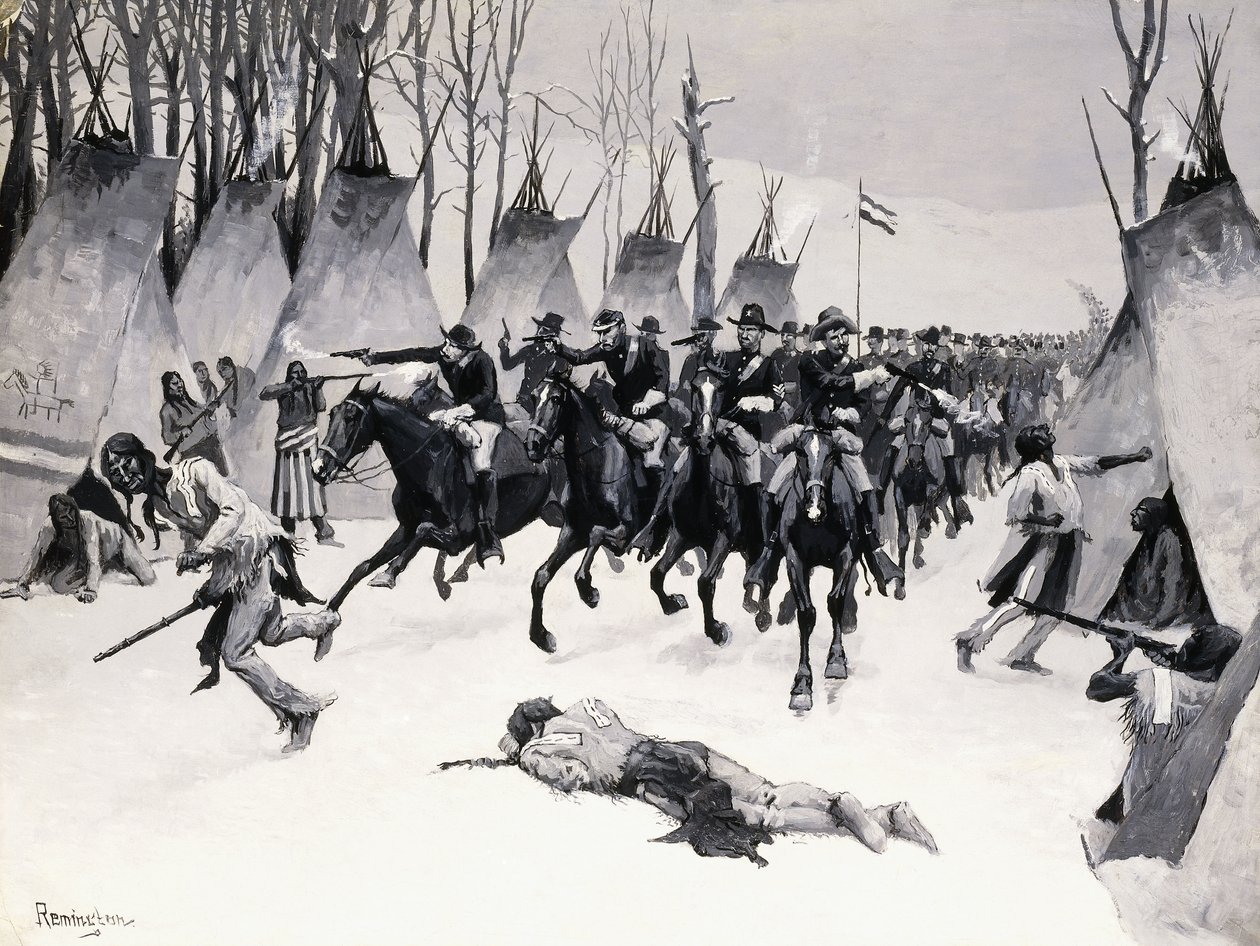 Batalla de Washita de Frederic Remington