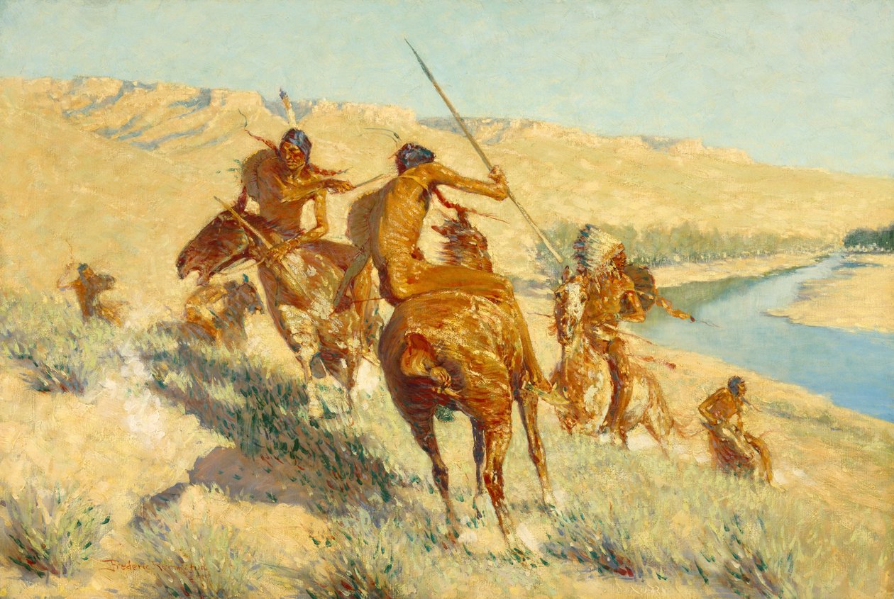 Episodio de la pistola búfalo de Frederic Remington