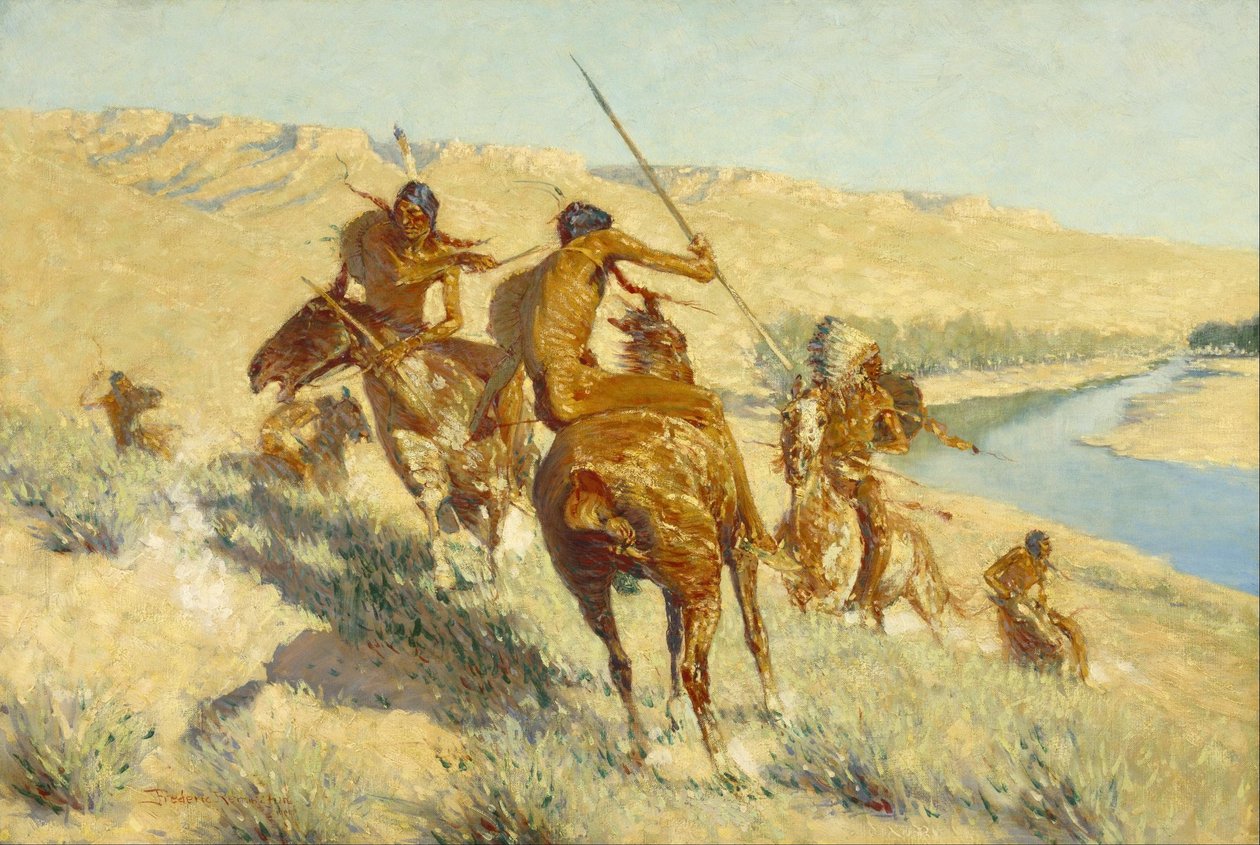 Episodio de la pistola búfalo de Frederic Remington