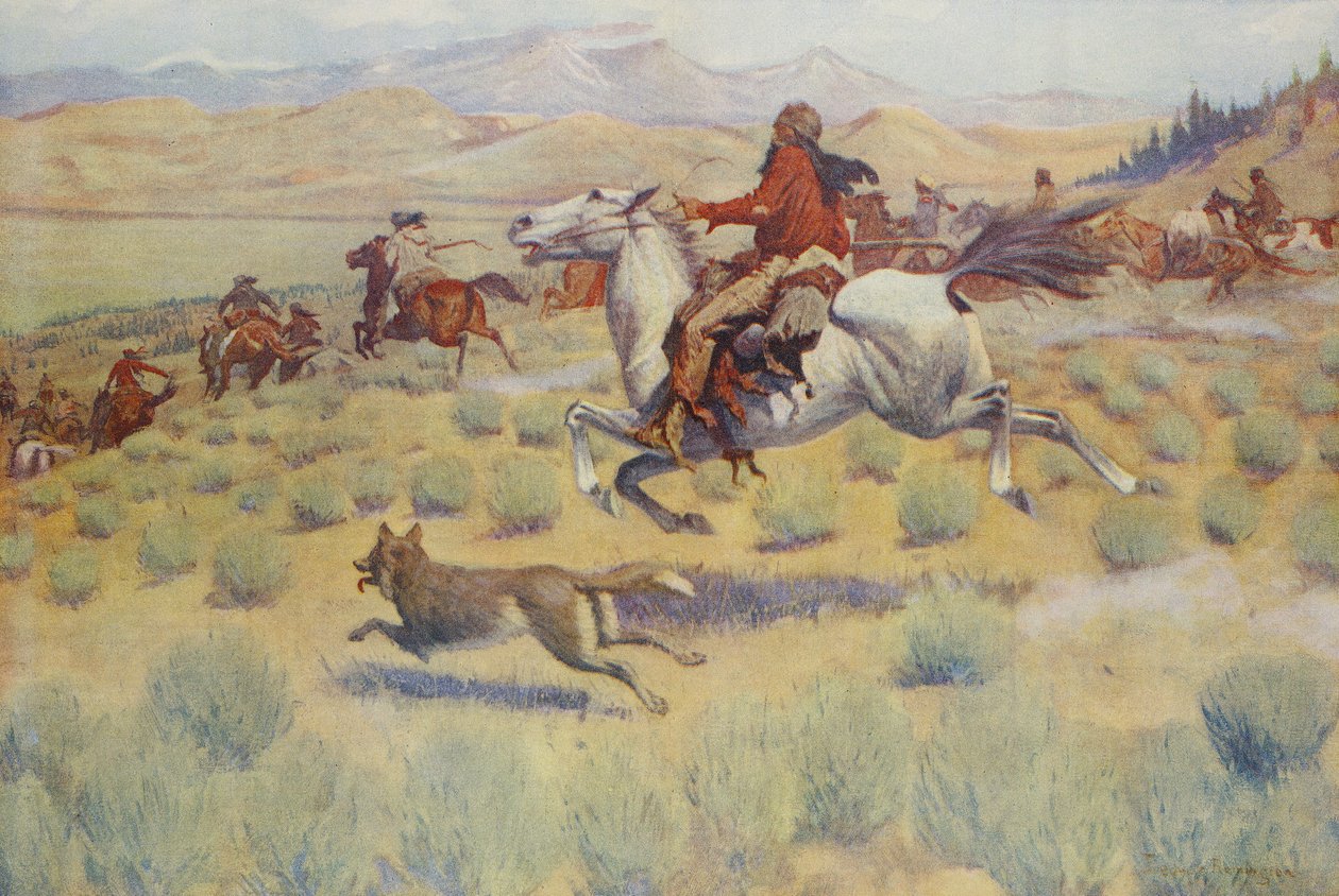 Caza en la pradera, de Collier