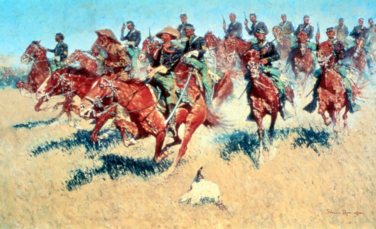 En las llanuras del sur, 1907 de Frederic Remington