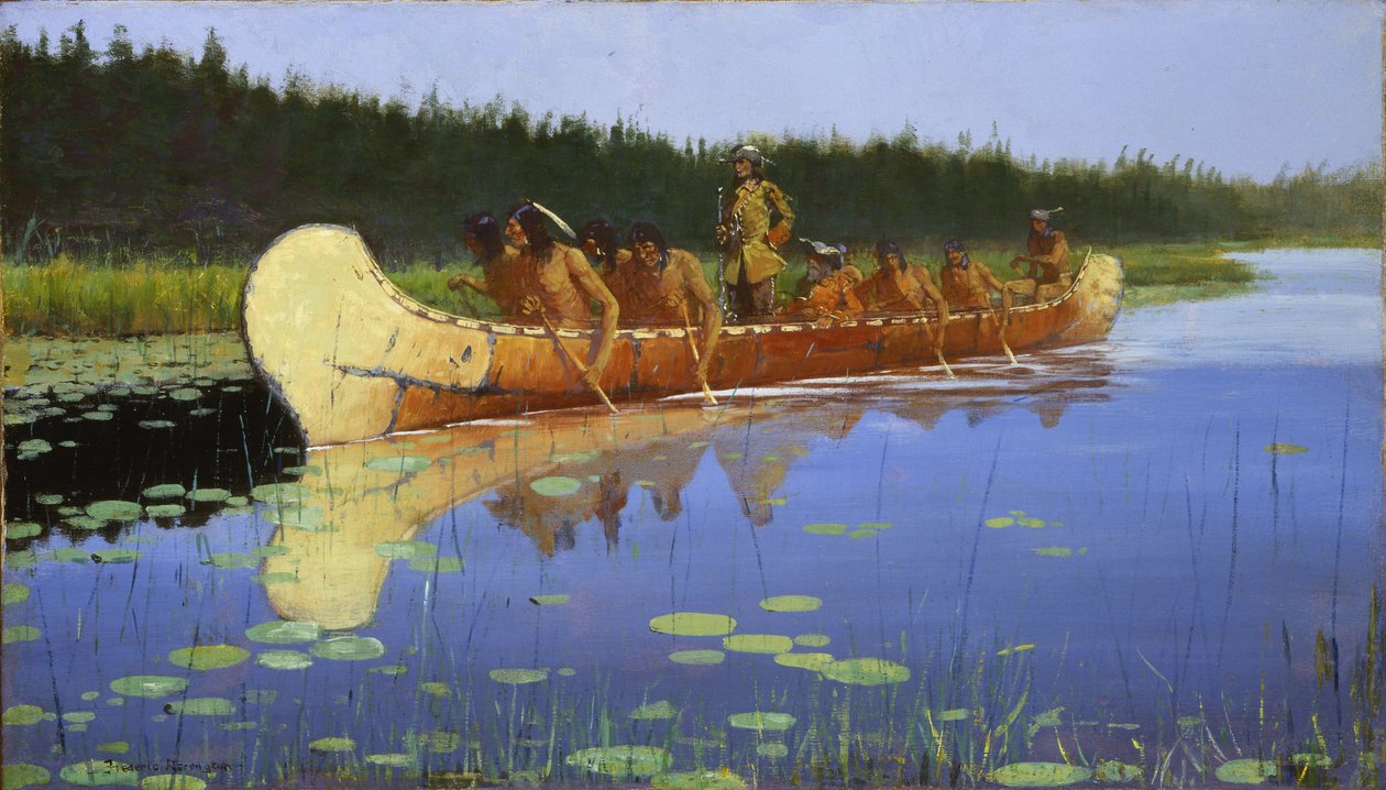 Radisson y Groseilliers de Frederic Remington