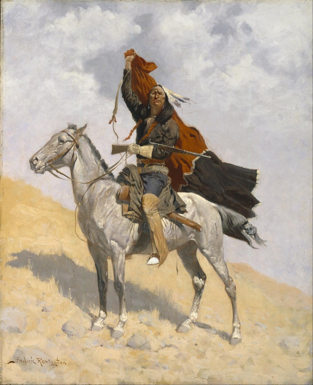 La señal de la manta de Frederic Remington