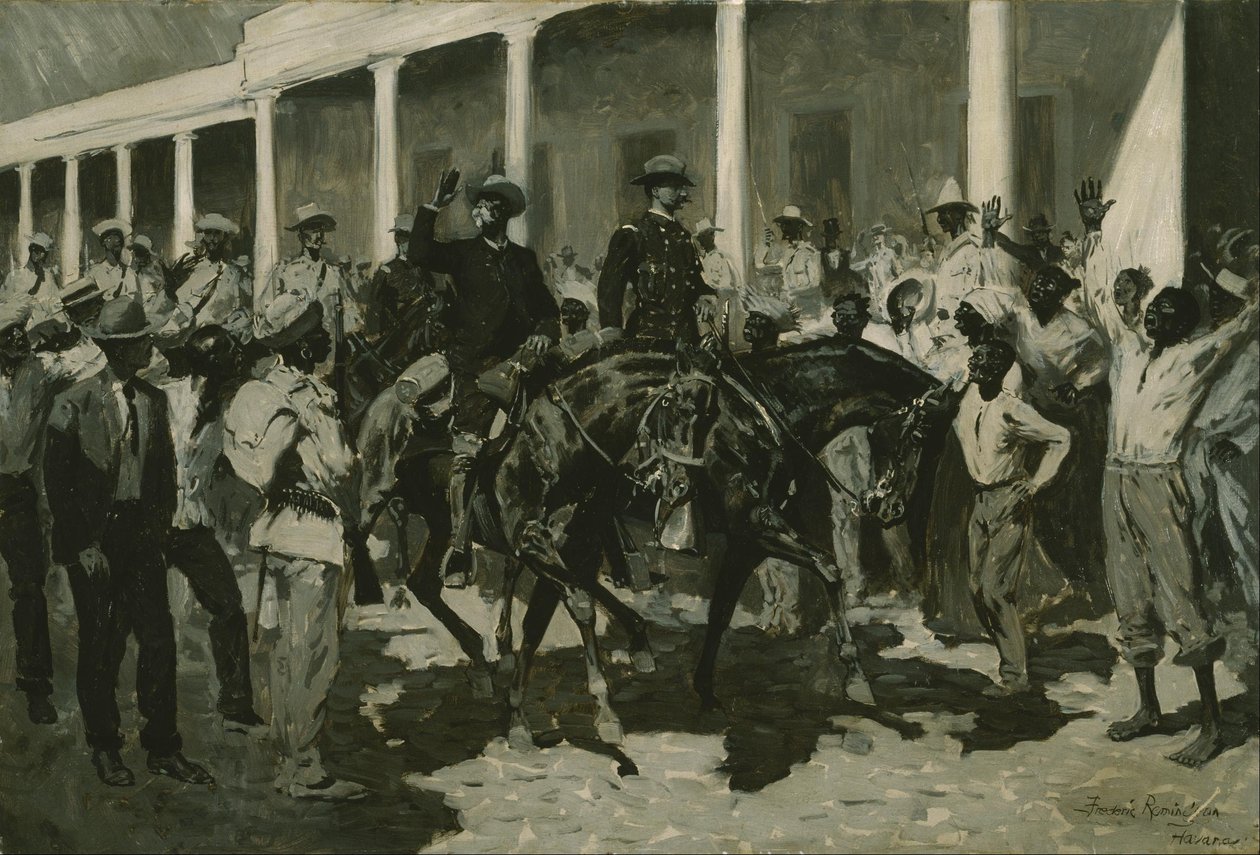 El regreso de Gómez a La Habana de Frederic Remington