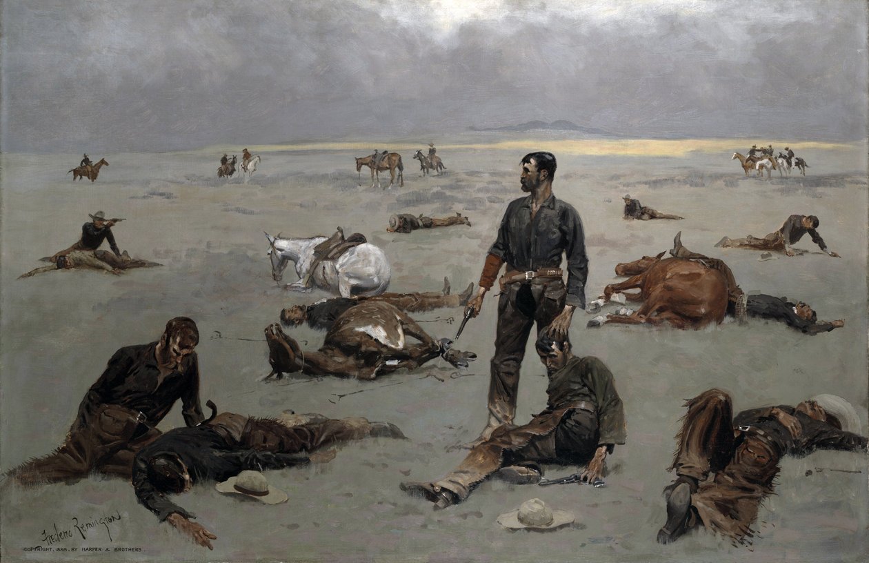 Lo que ha costado una vaca sin marcar, 1895 de Frederic Remington