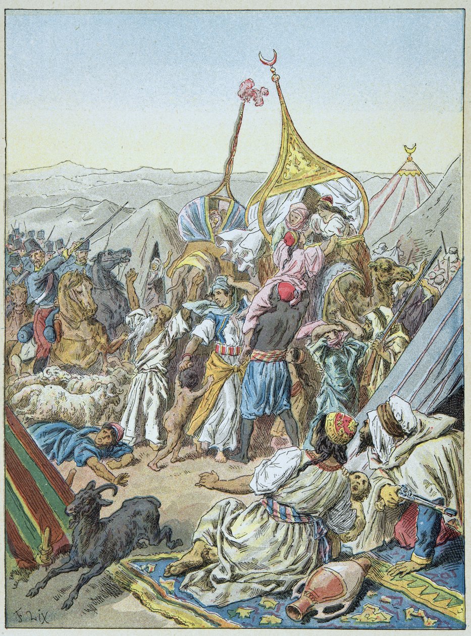La smala de Abd-El-Kader fue tomada el 16 de mayo de Frederic Theodore Lix