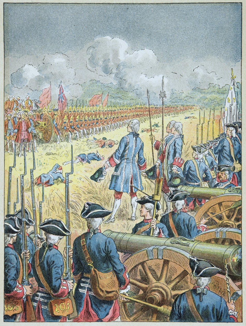 Batalla de Fontenoy el 11 de mayo de Frederic Theodore Lix
