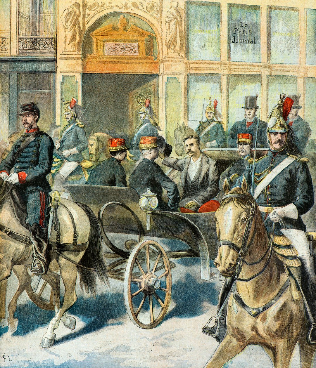 Regresa el Presidente de la República Casimir Perier de Frederic Theodore Lix