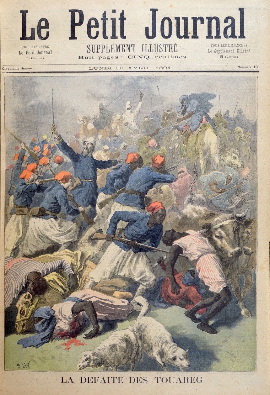 La Derrota de los Tuaregs, portada de 