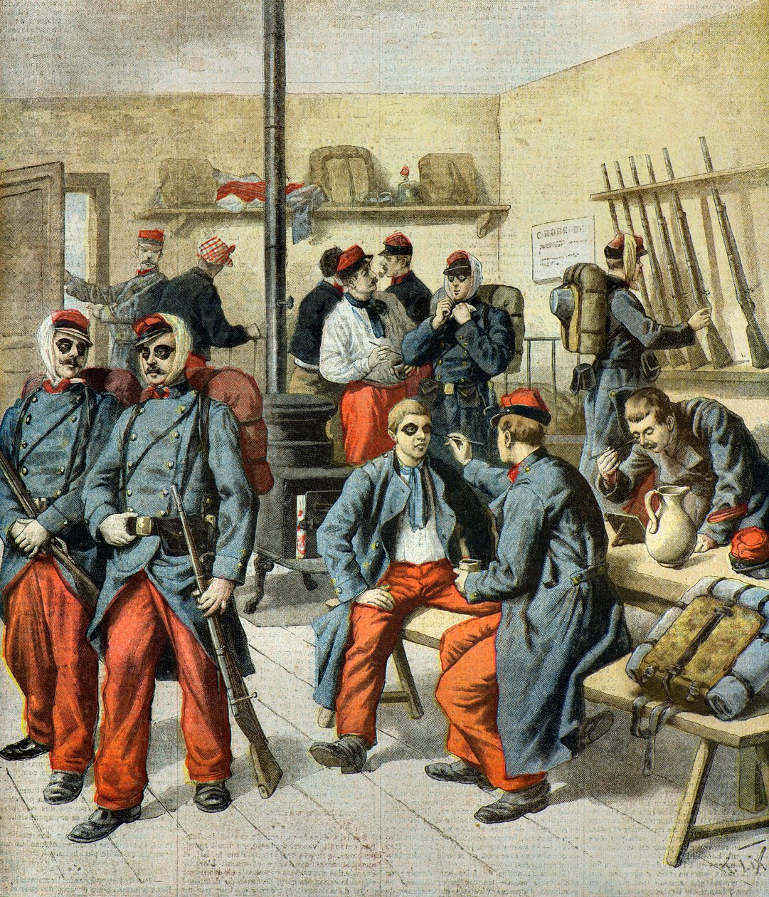 preparación para maniobras sobre nieve de Frederic Theodore Lix
