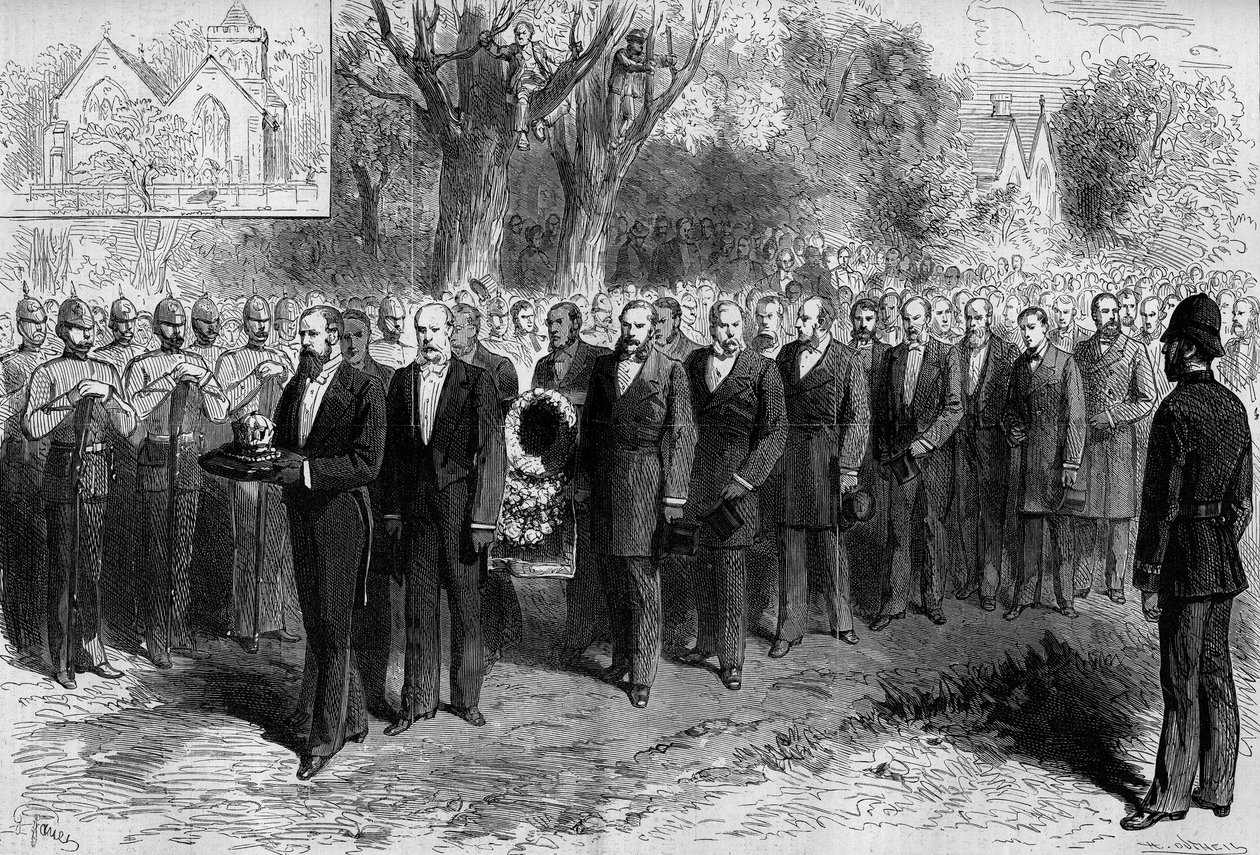 Funeral de Benjamin Disraeli (Lord Beaconsfield) de Frederic de Haenen