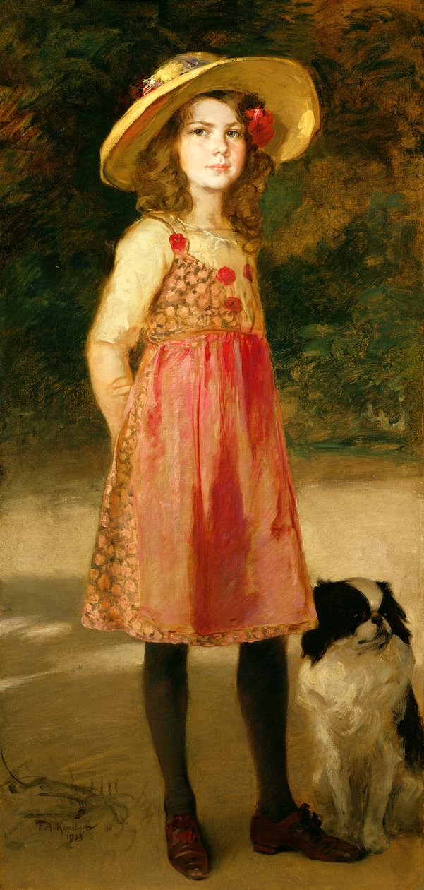 La Hija del Artista, Hilde de Frederich August Kaulbach