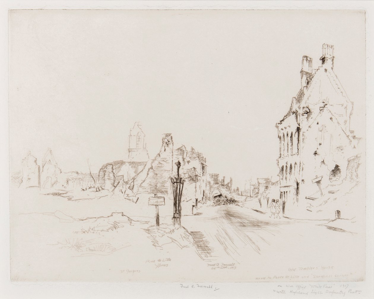 Ypres, 26 de diciembre de 1917 de Frederick Arthur Farrell