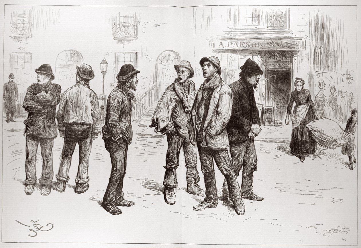 Los desempleados de Londres: 