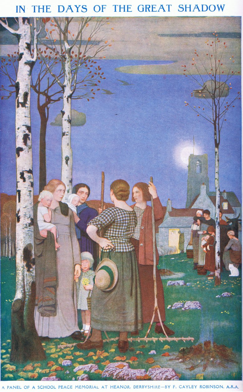 En los días de la gran sombra de Frederick Cayley Robinson
