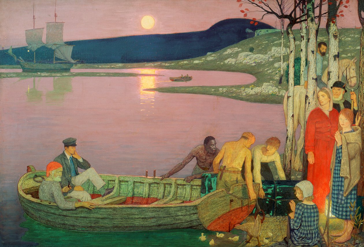 El Llamado del Mar, 1925 de Frederick Cayley Robinson