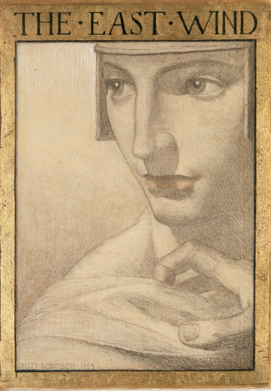 Los cuatro vientos - El viento del este, 1903 de Frederick Cayley Robinson