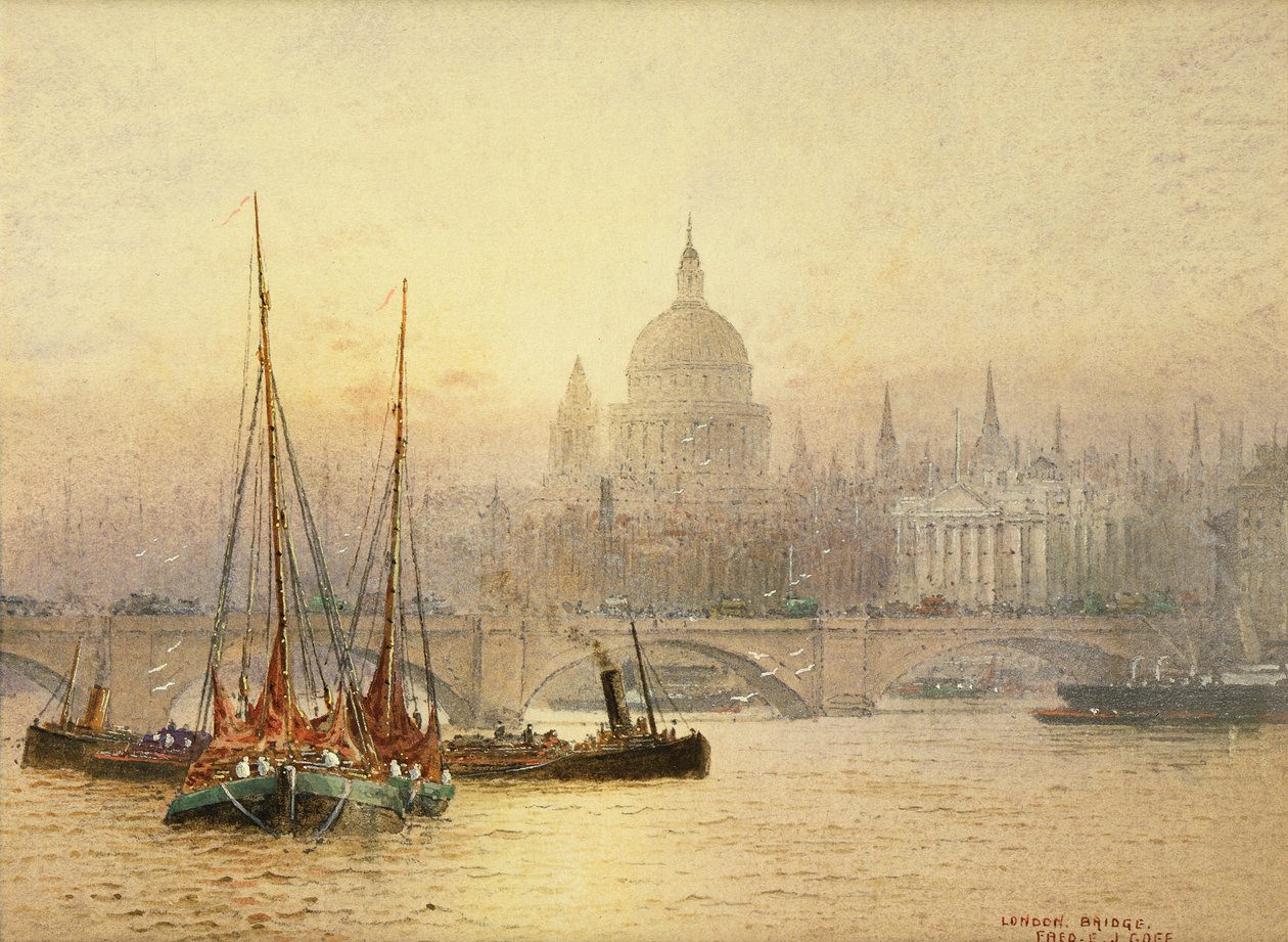 Puente de Londres de Frederick E.J. Goff