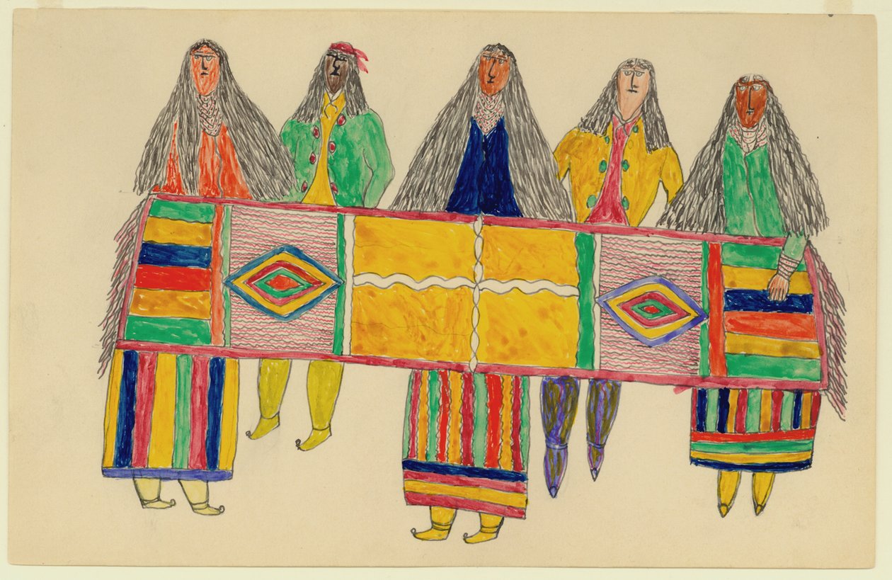 Indios apaches, c.1894-99 de Frederick Gokliz