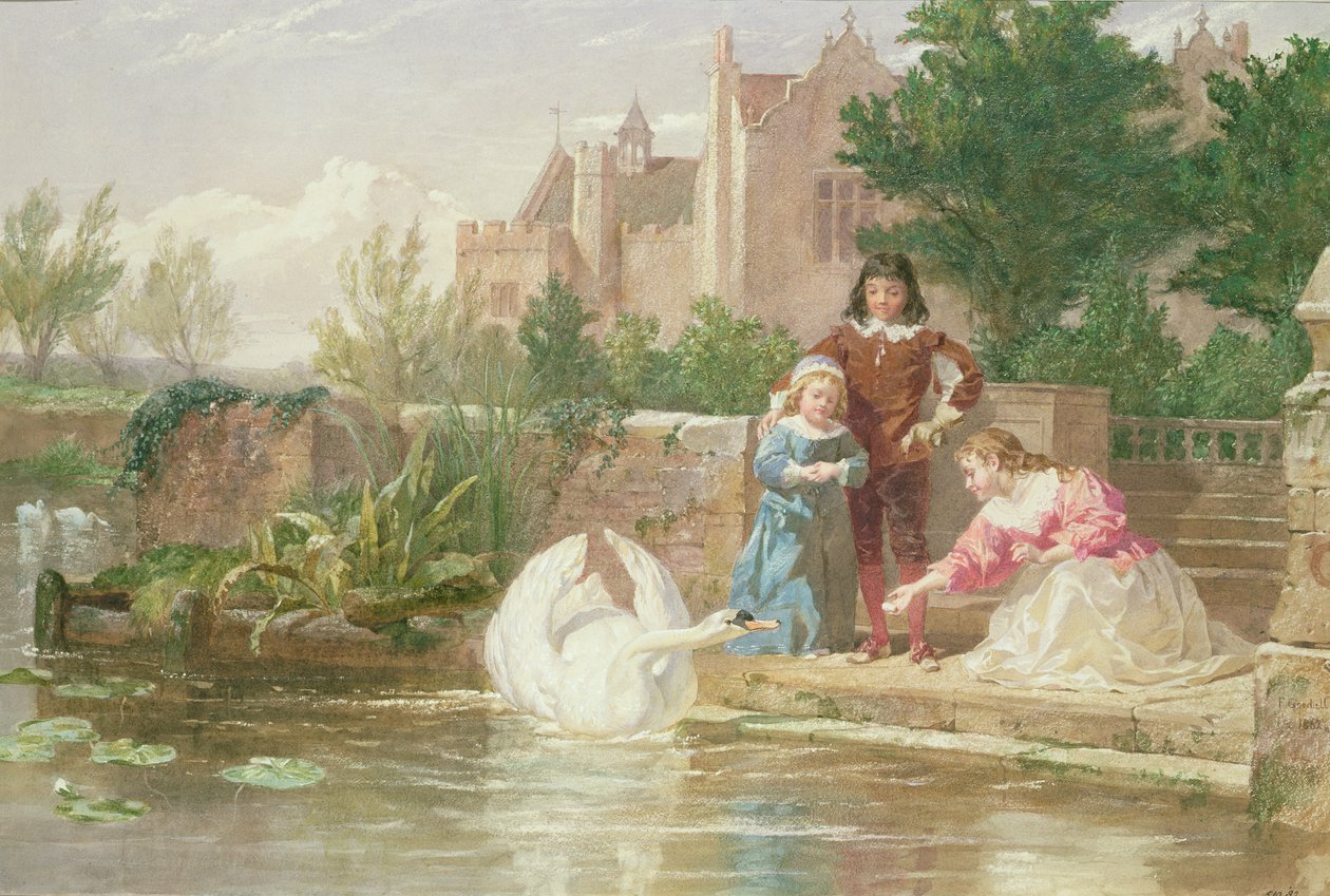 Los hijos de Carlos I de Frederick Goodall