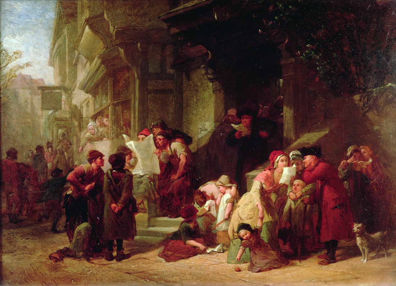 La Oficina de Correos del Pueblo de Frederick Goodall